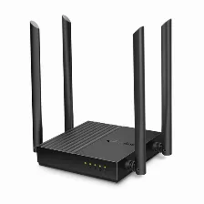 Ruteador Inalambrico Tp-link Archer C64 4 Ant., Wi-fi 5 (802.11ac), 4 Rj-45, 1200 Mbit/s, Negro